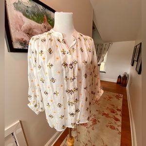 Anthropologie Lisabetta blouse